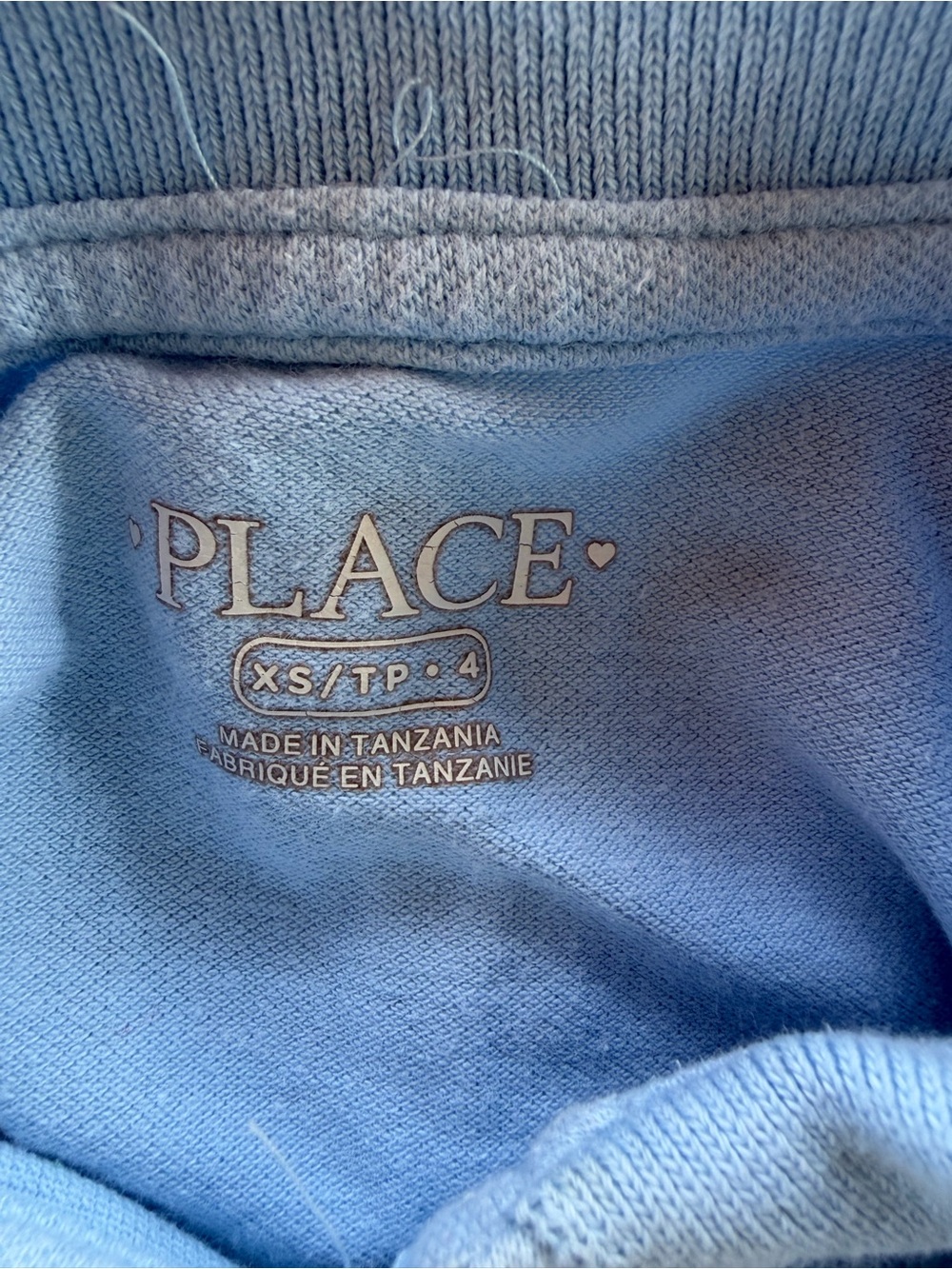 Uniform-Girls Light Blue Polo Top and Navy Pants Set Size 4T - Picture 5 of 11